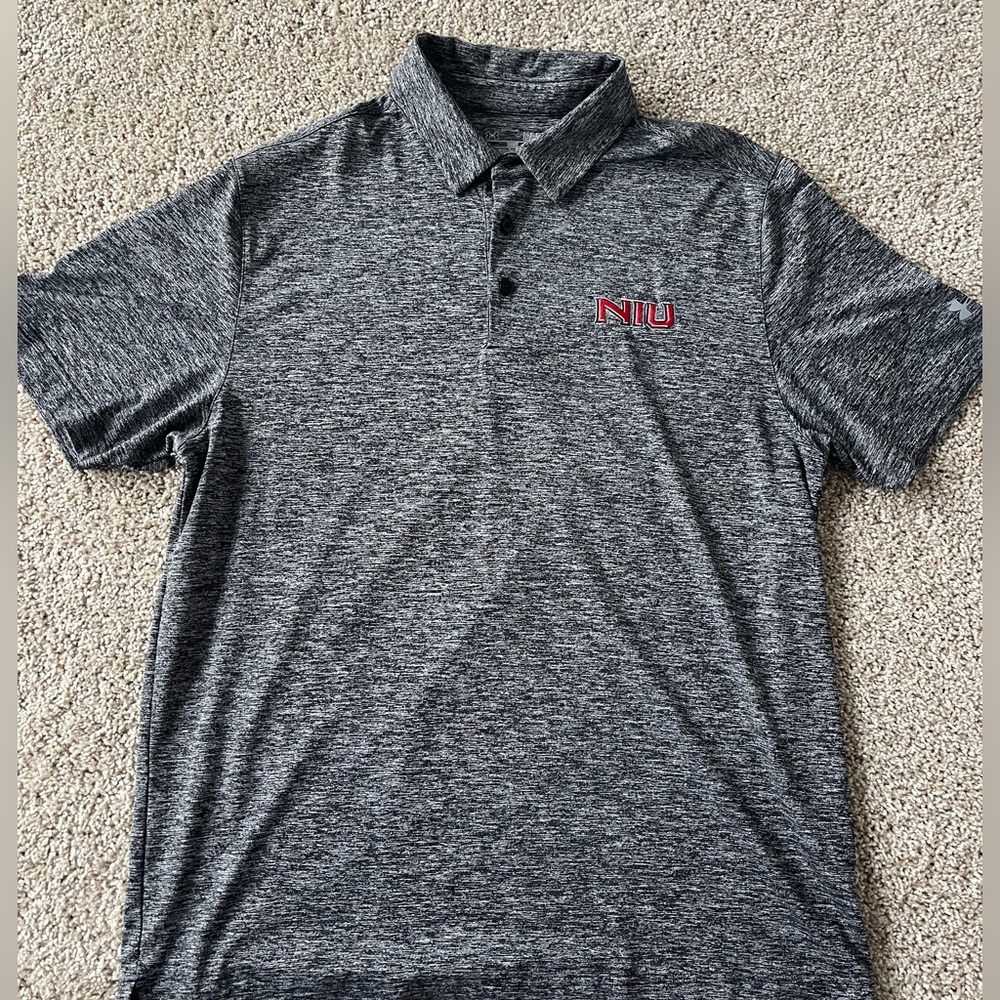 Under Armour Men’s NIU Logo Athletic Polo 
-  NWOT